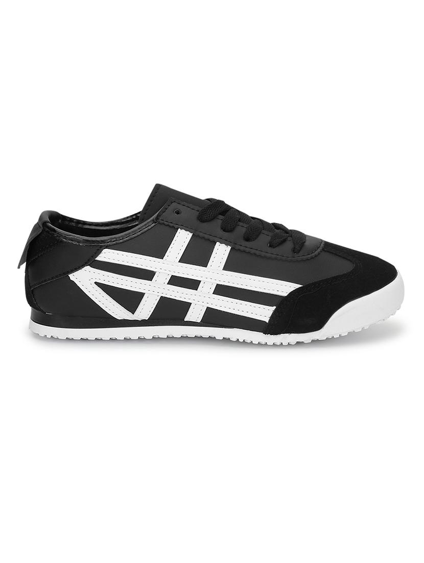 women black lace-up sneaker - 21526654 - Standard Image - 2