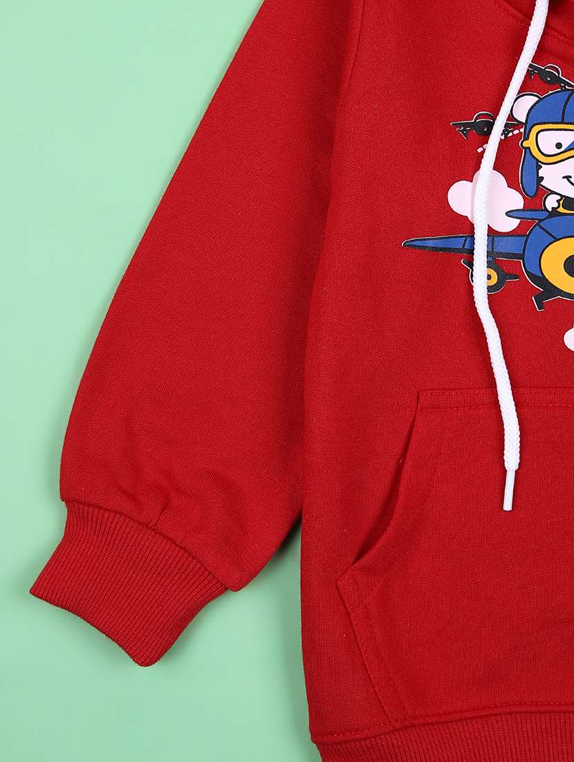 boys graphic printed long sleeve hooded sweatshirt - 21527320 -  Standard Image - 2