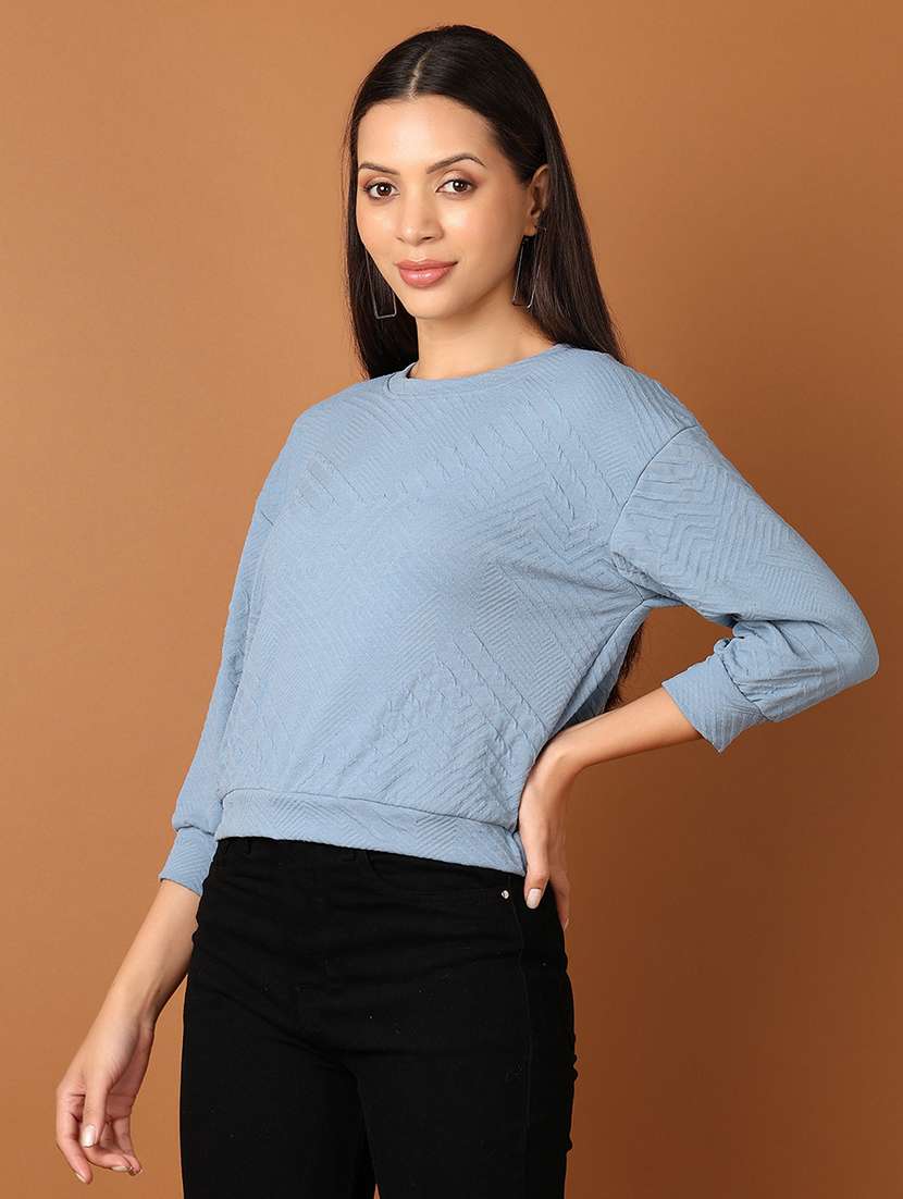 women round neck plain t-shirt - 21527470 -  Standard Image - 2