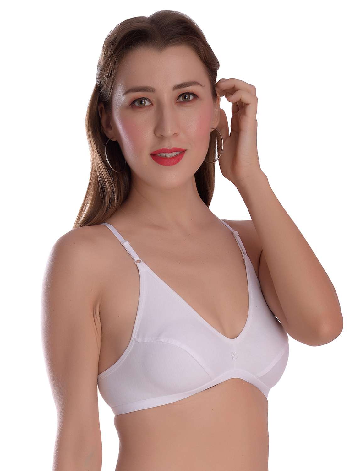pack of 3 white hosiery t-shirt bra - 21527770 -  Standard Image - 2
