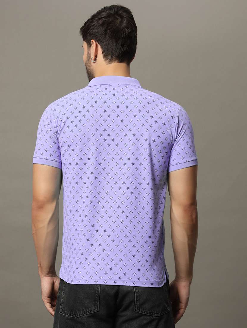 men lavender all over print t-shirt - 21527794 -  Standard Image - 2