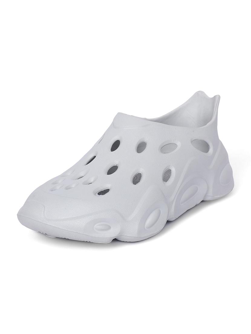 women grey solid clogs - 21527818 - Standard Image - 2