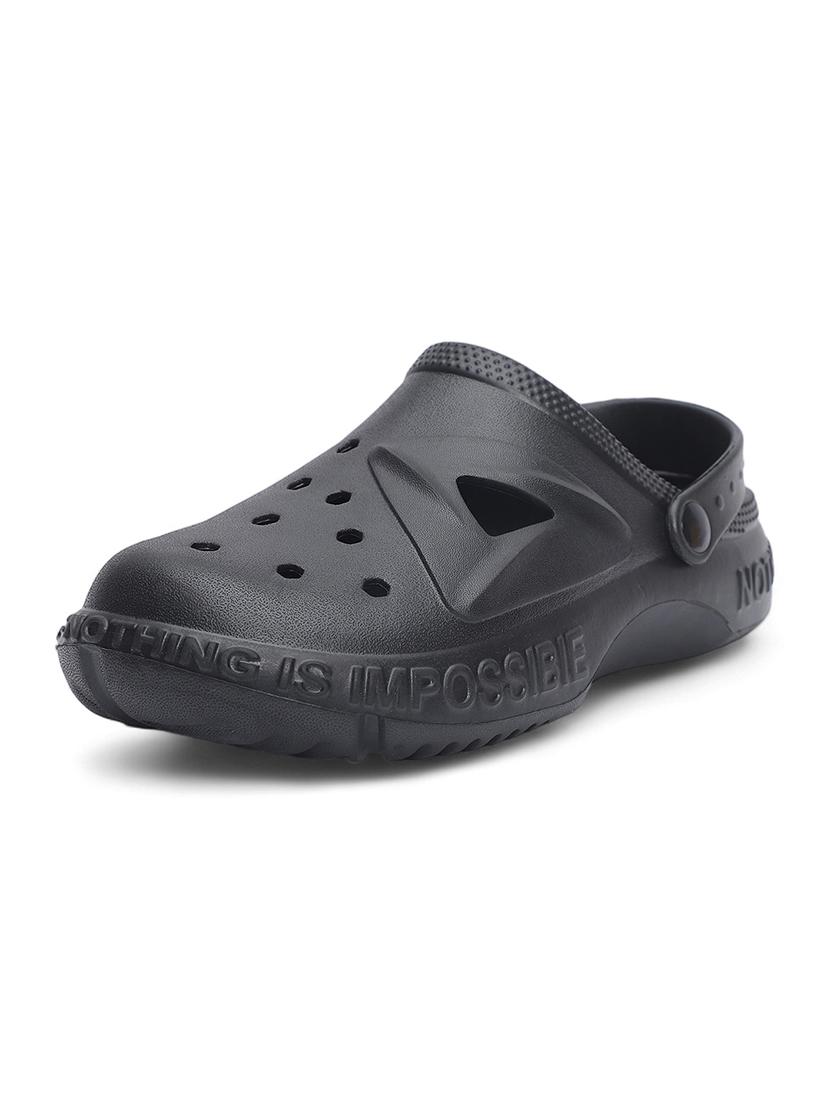 women black solid clogs - 21527828 - Standard Image - 2