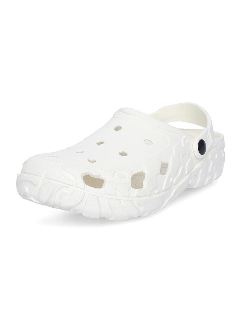 women white solid clogs - 21527835 - Standard Image - 2
