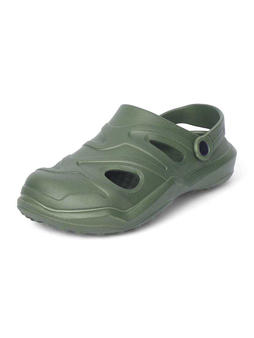 women solid green clogs - 21527838 - Standard Image - 2
