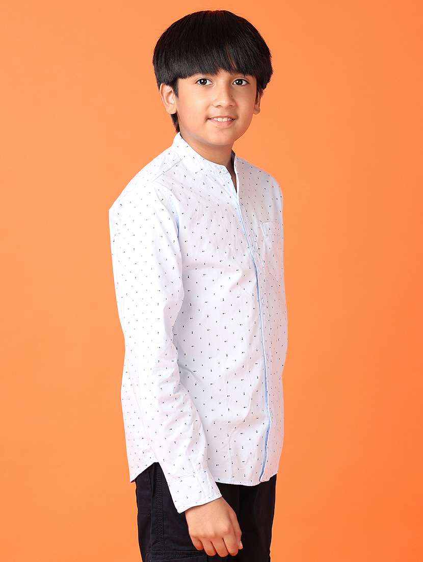 boys printed long sleeve casual shirt - 21528191 -  Standard Image - 2