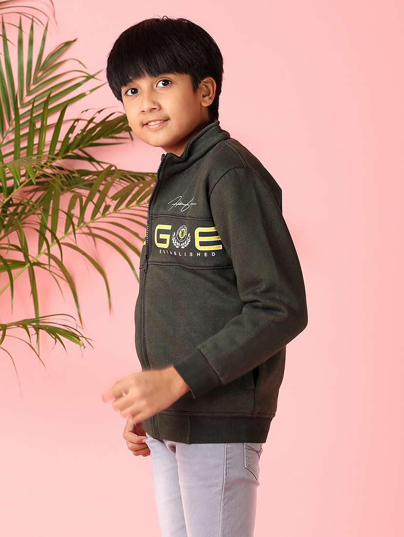 boys typographic long sleeve bomber jacket - 21528199 -  Standard Image - 2