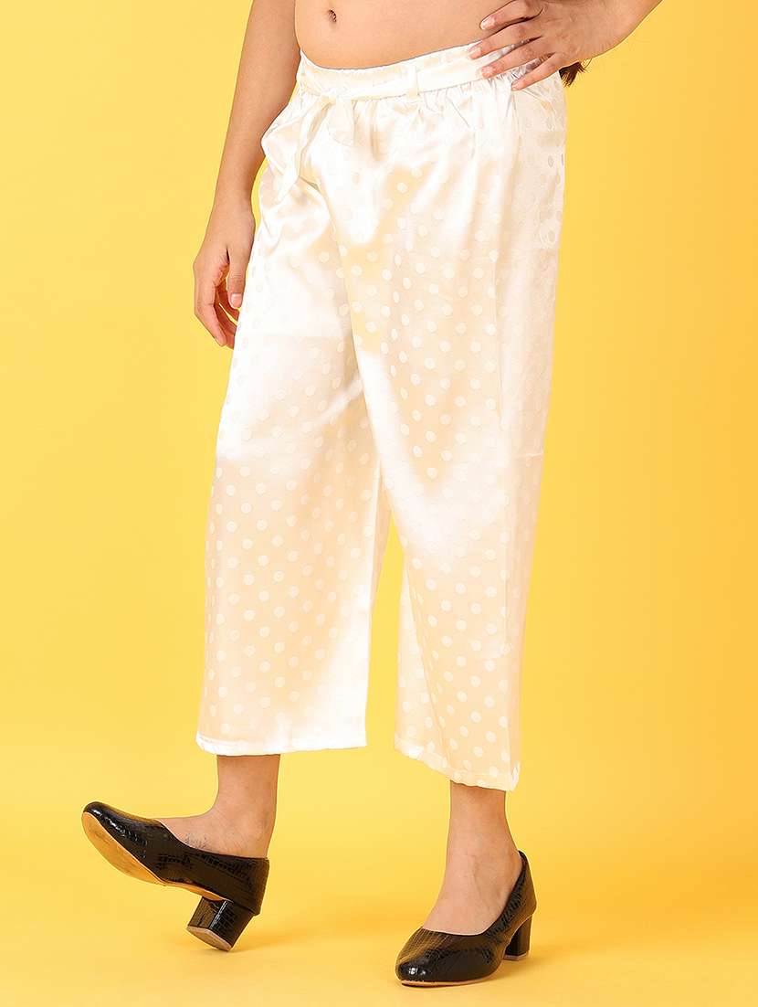 girls polka dots printed palazzo - 21528204 -  Standard Image - 2