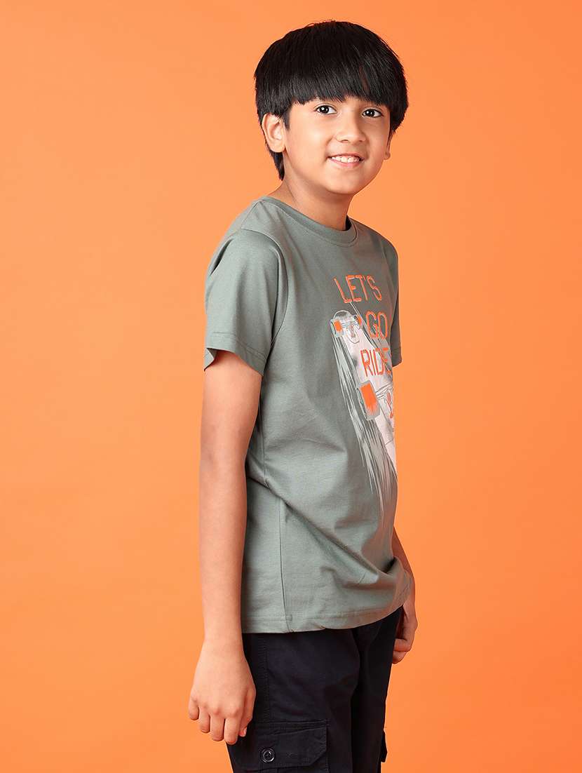 boys short sleeves printed t-shirt - 21528506 -  Standard Image - 2