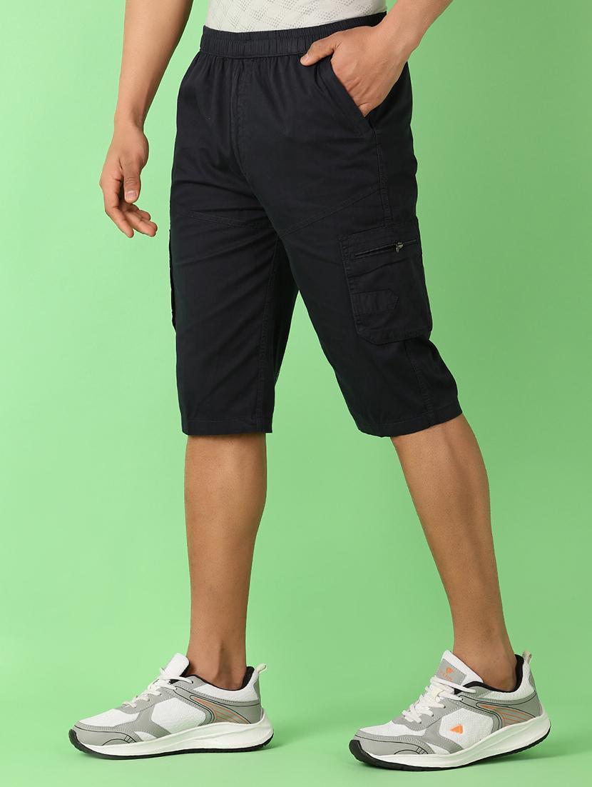 men mid rise solid cargo style three - fourth - 21528814 - Standard Image - 2