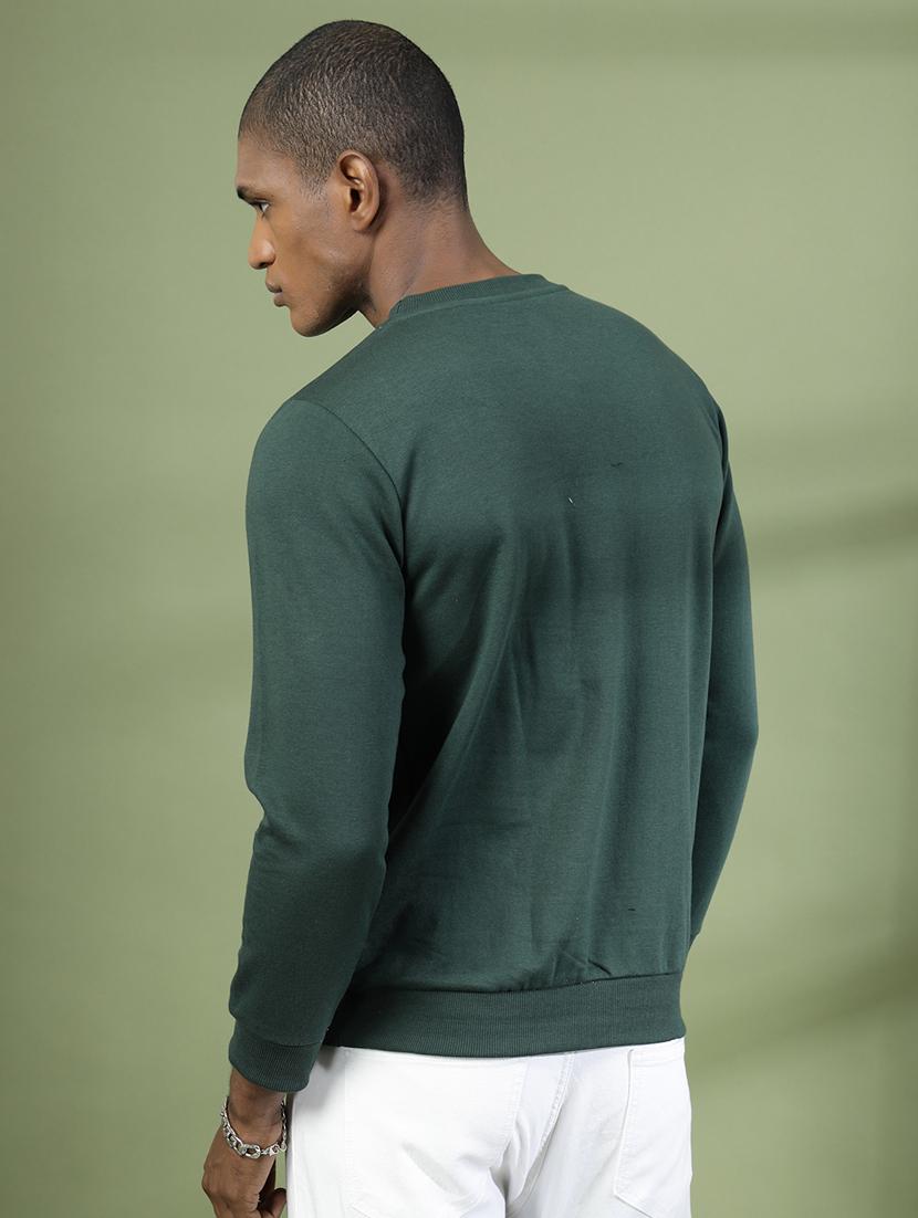 men long sleeves chest print sweatshirt - 21529607 - Standard Image - 2