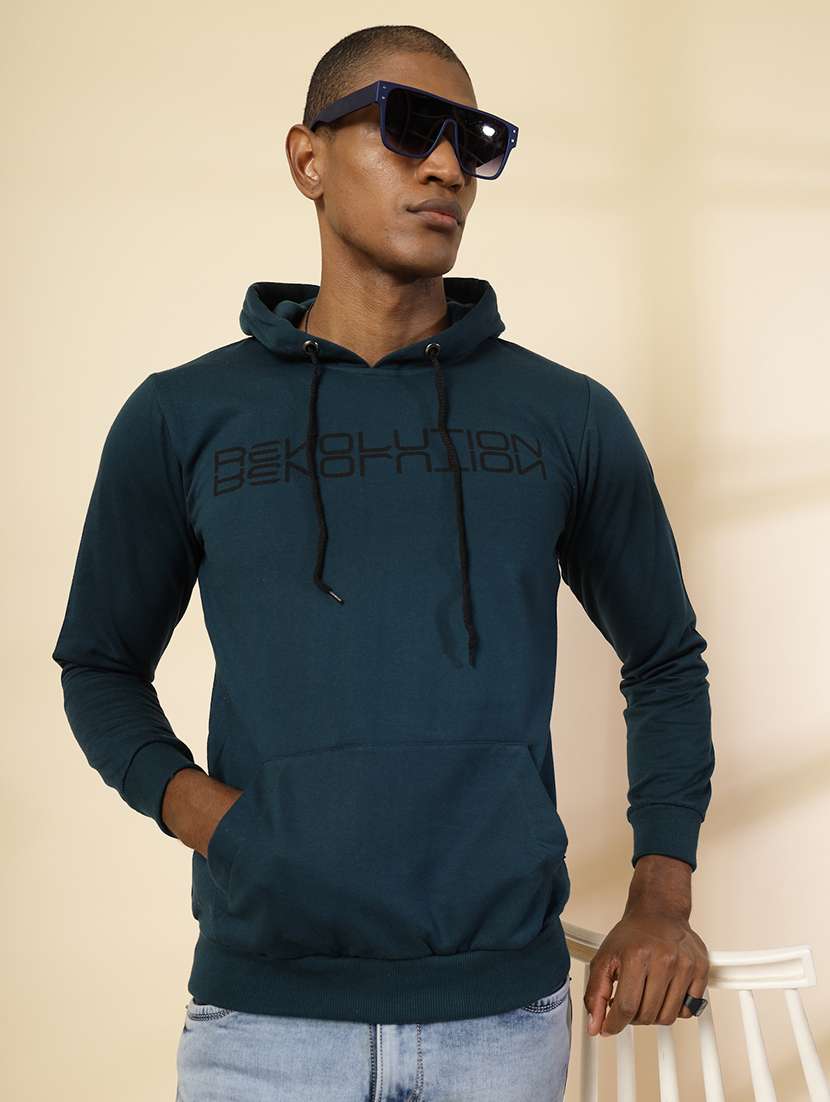 men long sleeves chest print sweatshirt - 21529609 -  Standard Image - 2