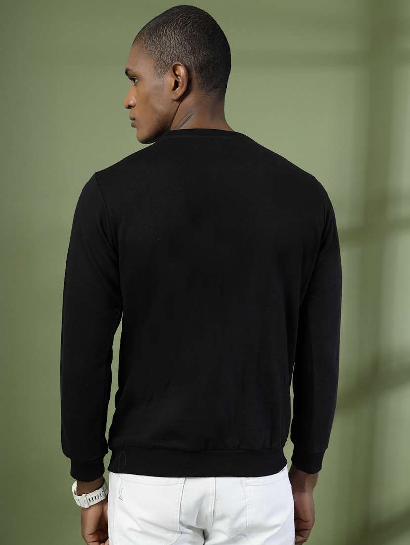 men long sleeves chest print sweatshirt - 21529612 -  Standard Image - 2