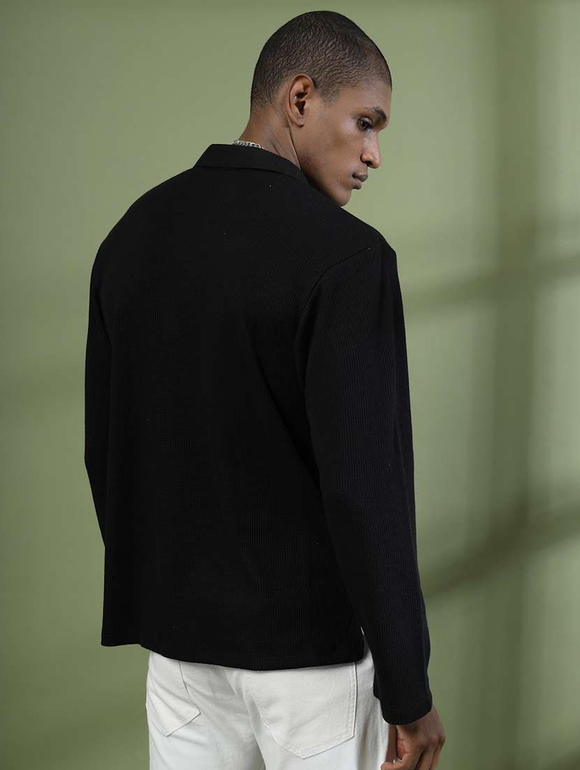 men polo neck plain t-shirt - 21529629 -  Standard Image - 2