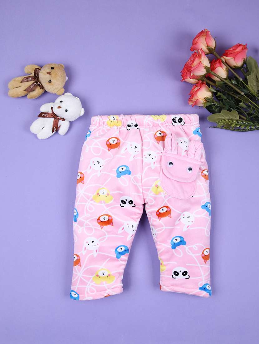 boys pink printed pyjama