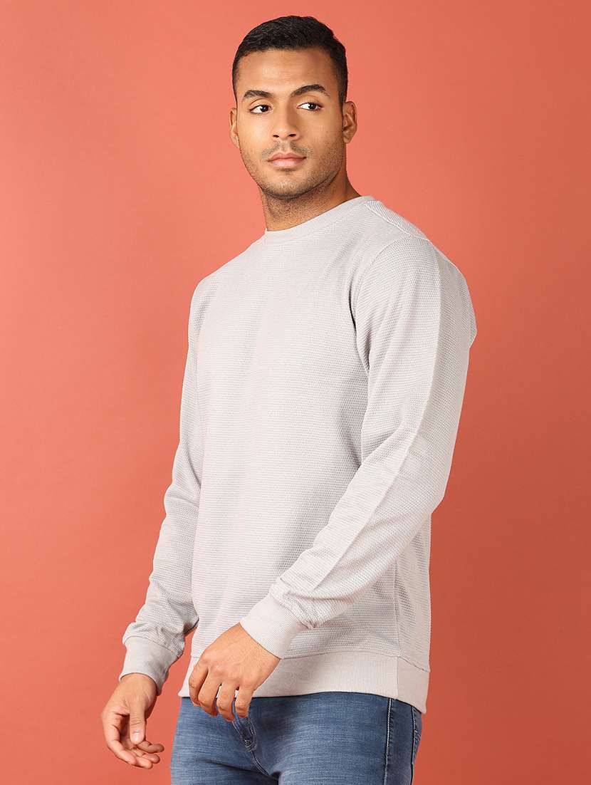 men long sleeves plain sweatshirt - 21529827 -  Standard Image - 2