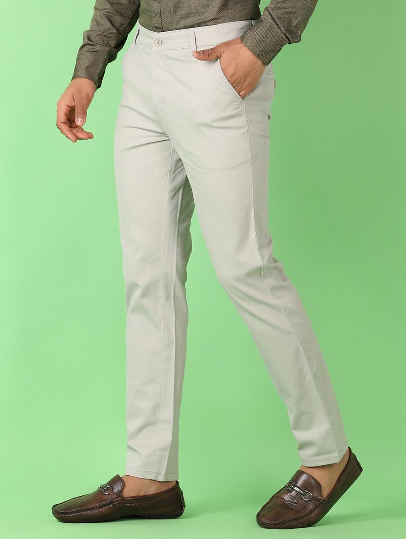 men mid rise solid chinos - 21529905 - Standard Image - 2
