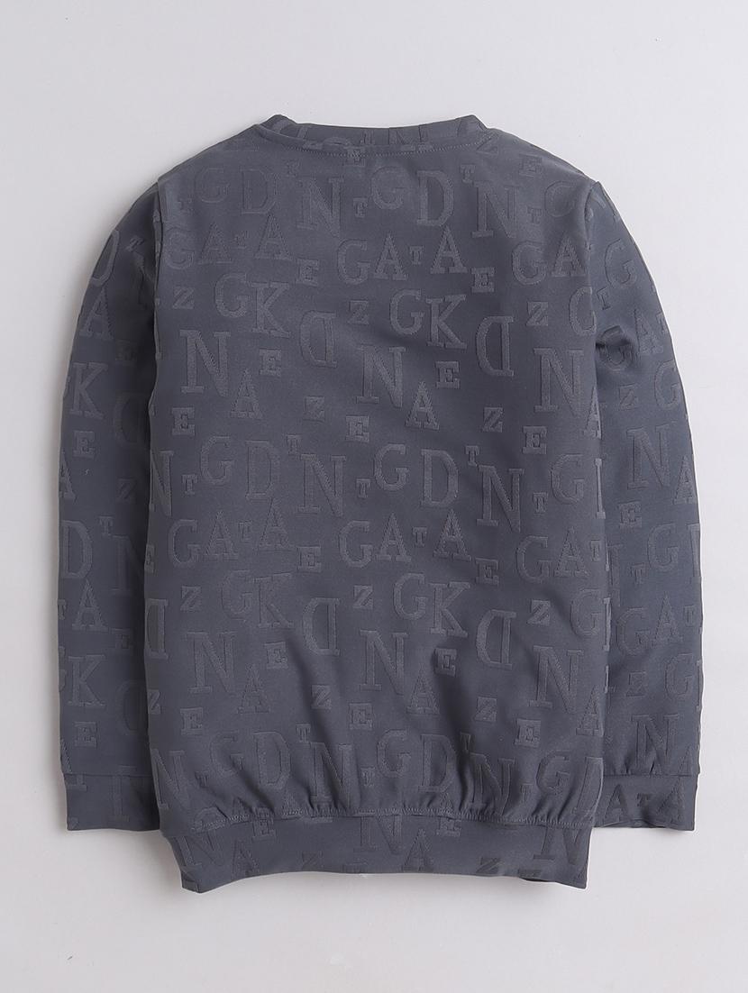 boys crew neck self-designed sweatshirt - 21529976 - Standard Image - 2