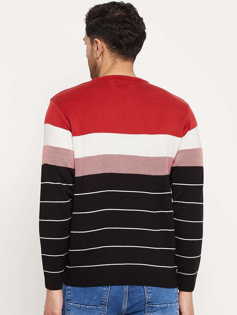 men striped long sleeve pullover sweater - 21530277 -  Standard Image - 2