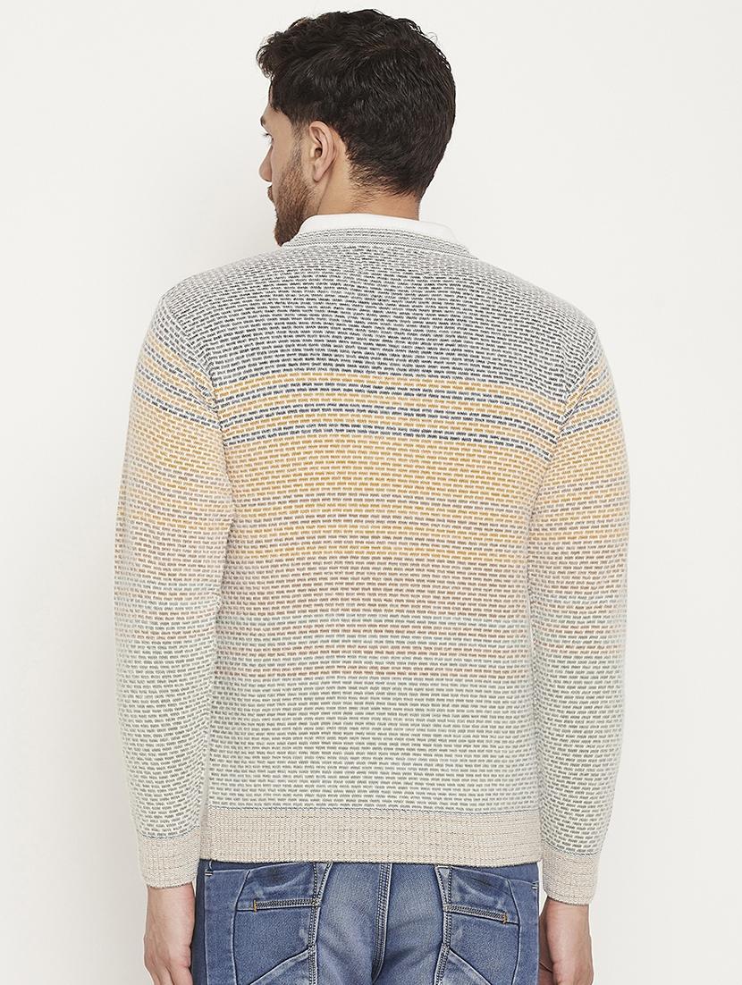 men long sleeve self-designed pullover - 21530291 - Standard Image - 2