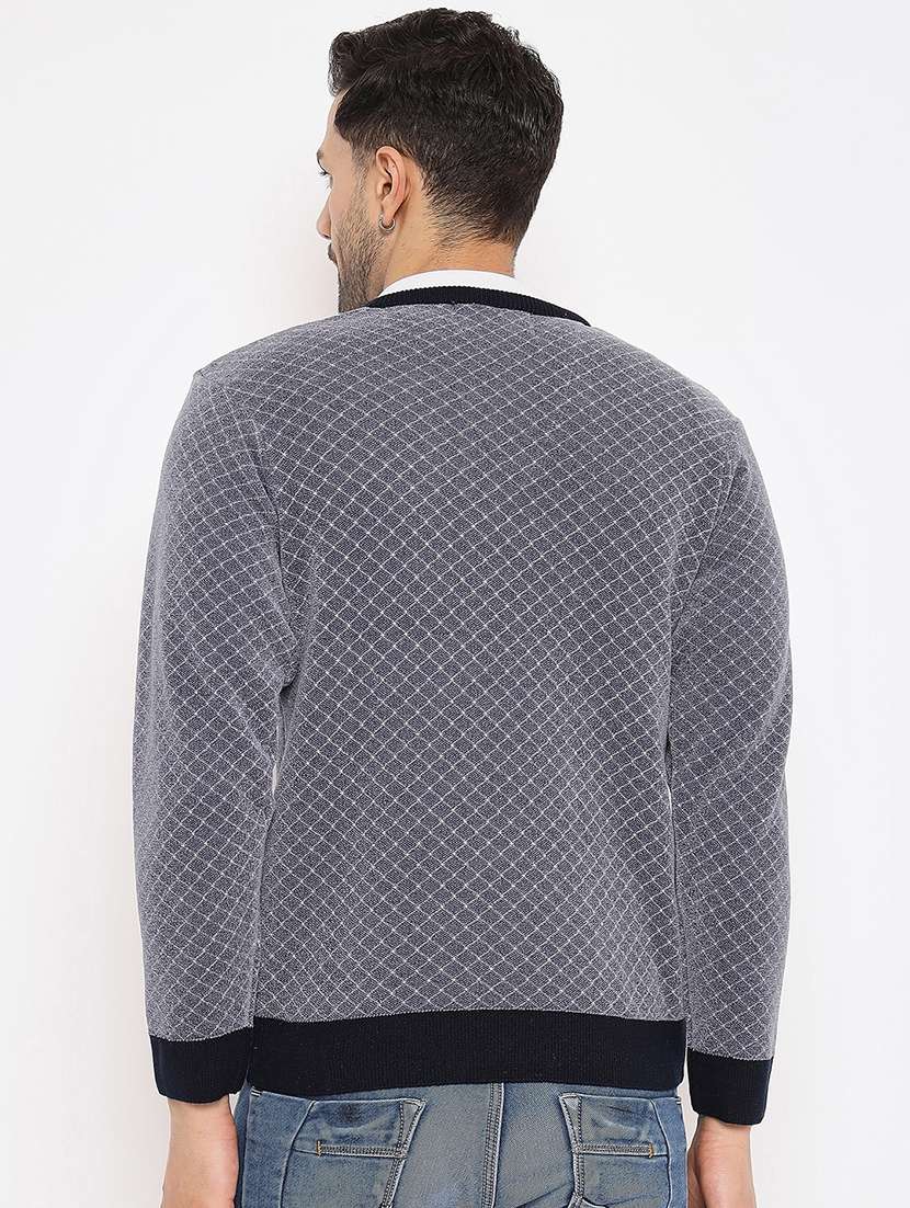 men long sleeve self-designed pullover - 21530309 -  Standard Image - 2