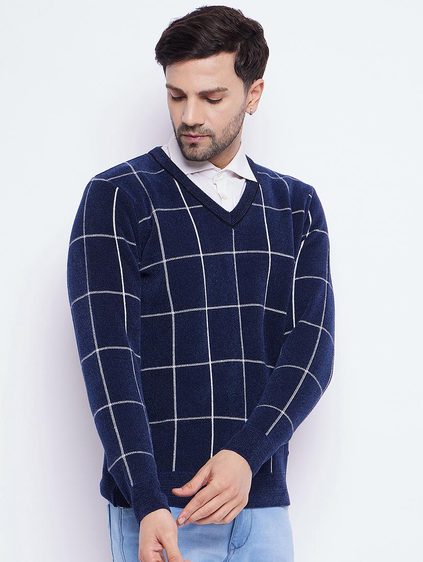 men self design long sleeve pullover - 21530311 - Standard Image - 2