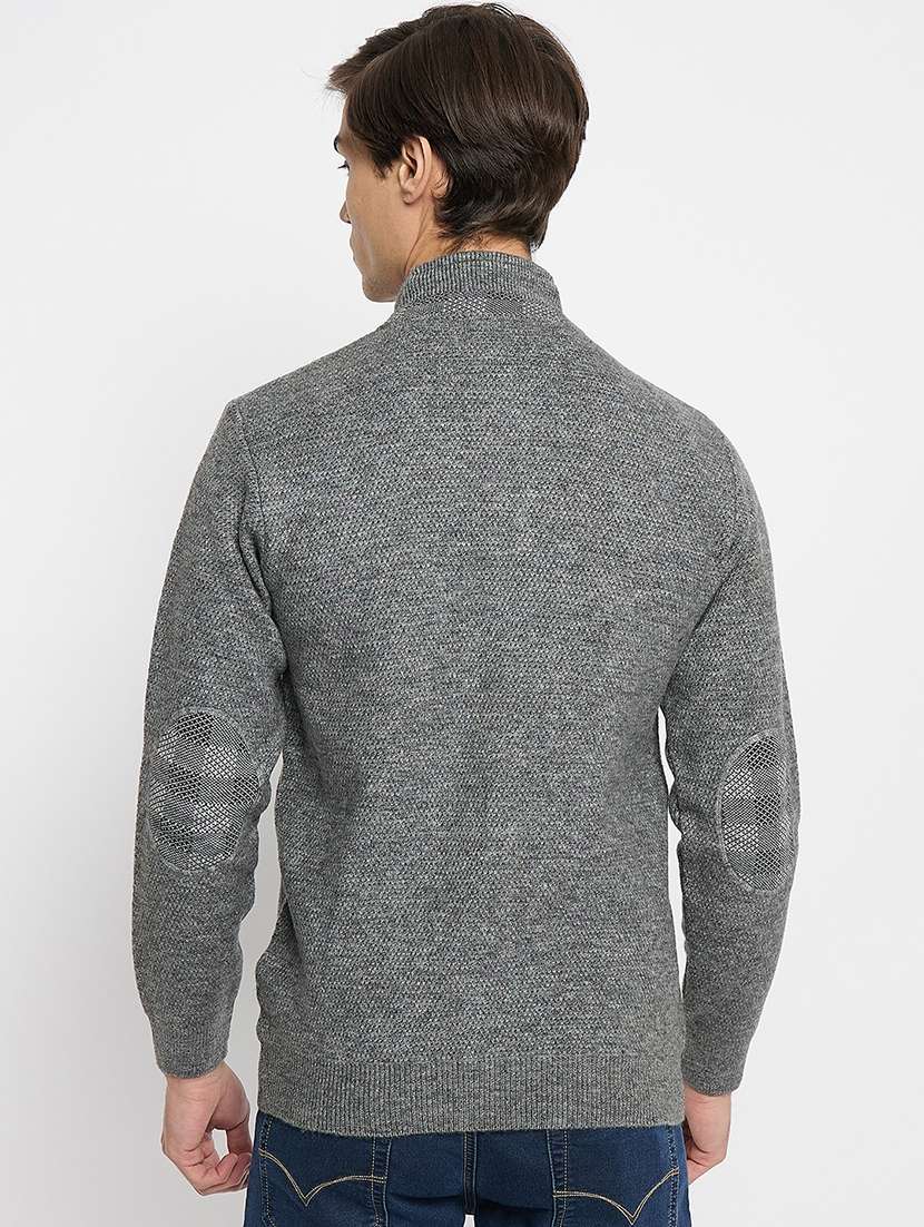 men self design long sleeve cardigan sweater - 21530314 -  Standard Image - 2