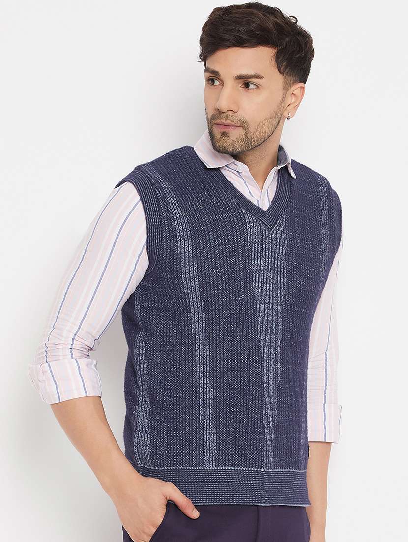 men self design sleeveless pullover - 21530329 -  Standard Image - 2