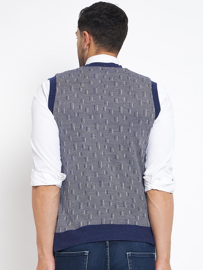 men sleeveless self-designed pullover - 21530331 - Standard Image - 2