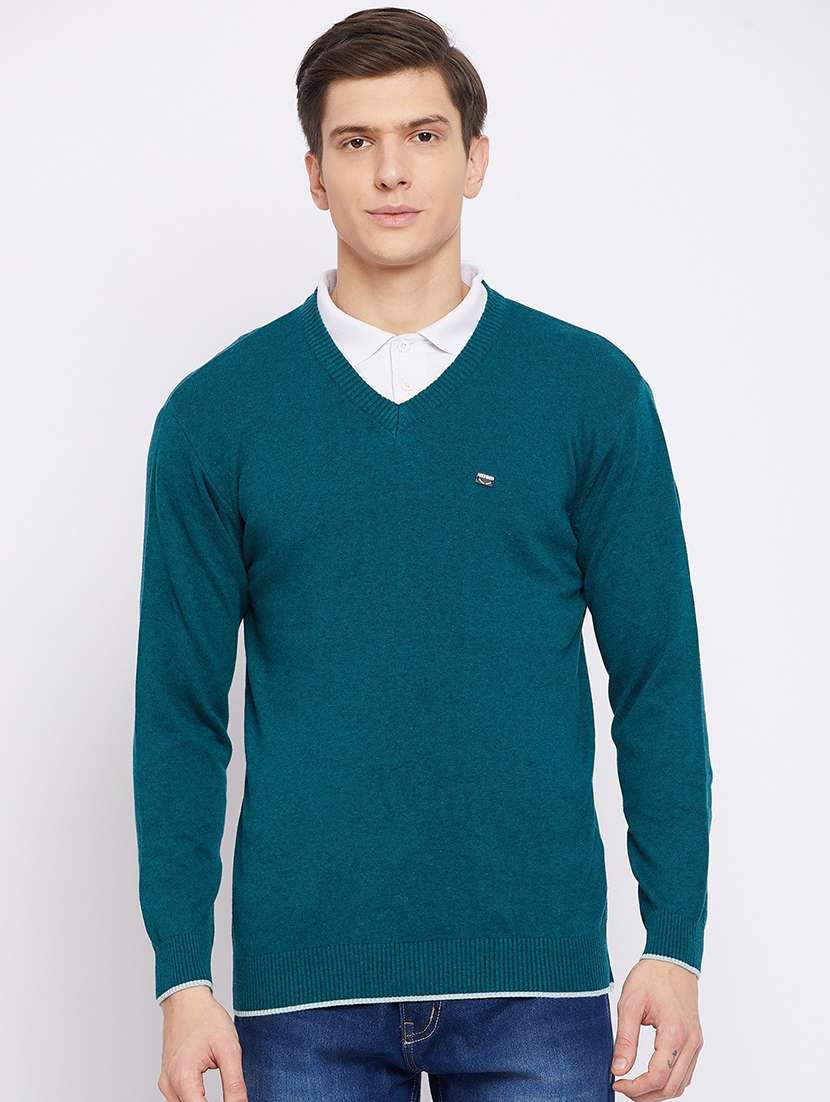 men long sleeve self-designed pullover