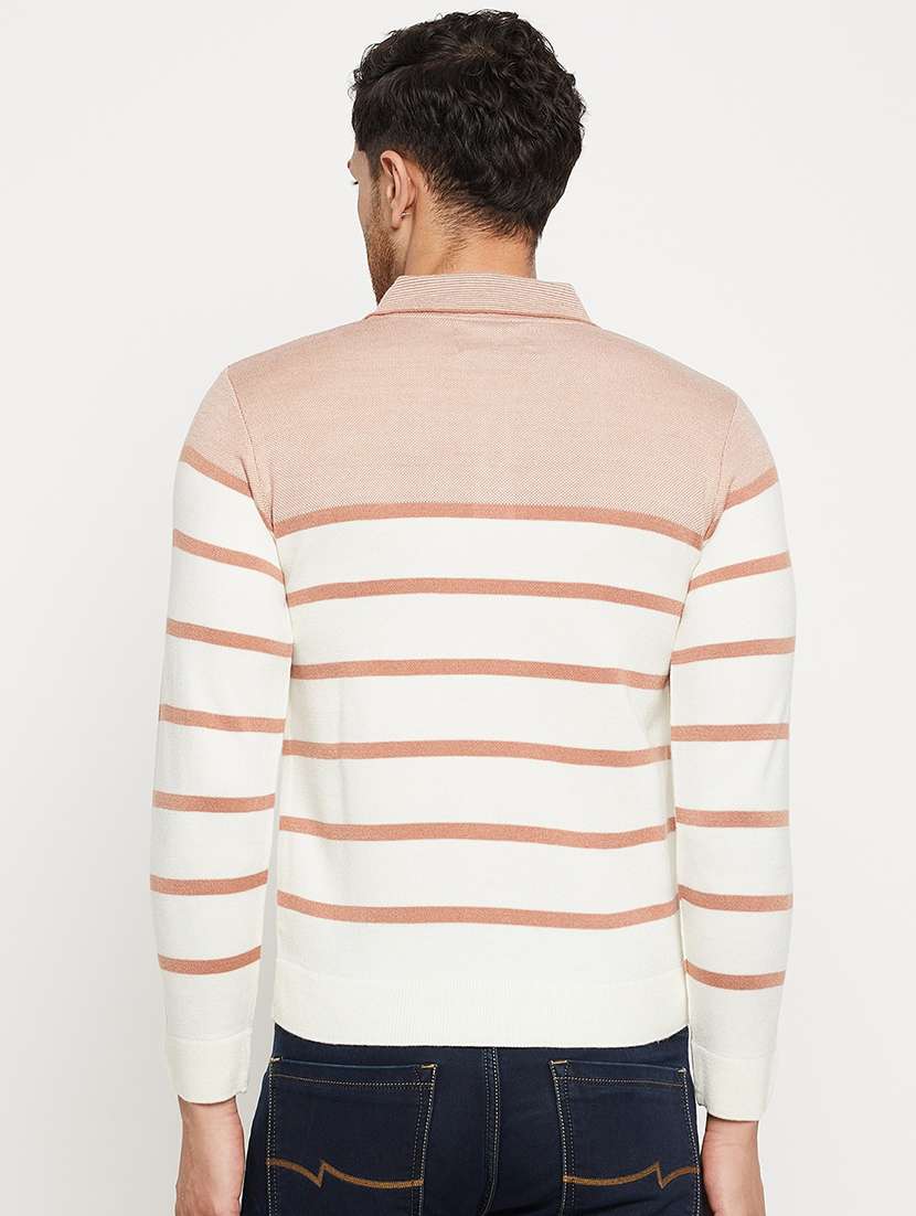 men striped long sleeve pullover sweater - 21530447 -  Standard Image - 2