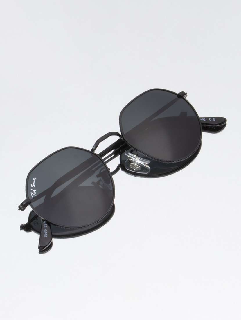 ted smith full rim round shape branded latest and stylish sunglasses | glass lens & 100 % uv protection | men & women - 21531158 - Zoom Image - 0