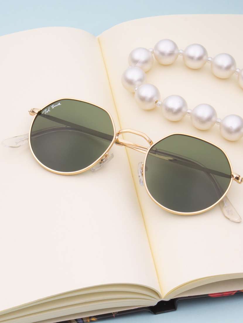 ted smith full rim round shape branded latest and stylish sunglasses | glass lens & 100 % uv protection | men & women