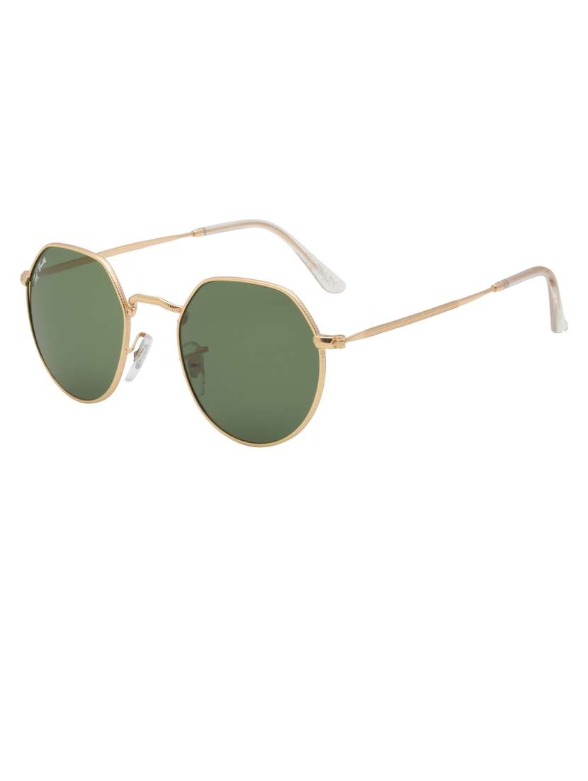 ted smith full rim round shape branded latest and stylish sunglasses | glass lens & 100 % uv protection | men & women - 21531159 - Standard Image - 2