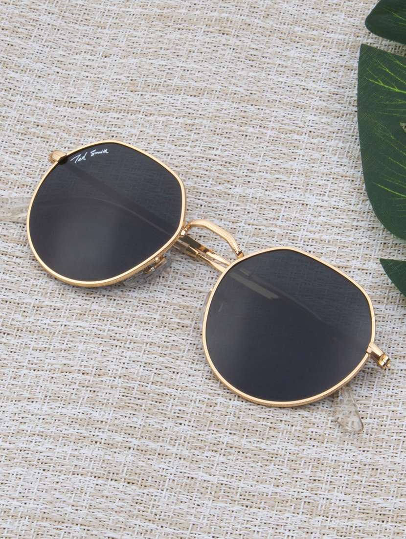 ted smith full rim round shape branded latest and stylish sunglasses | glass lens & 100 % uv protection | men & women