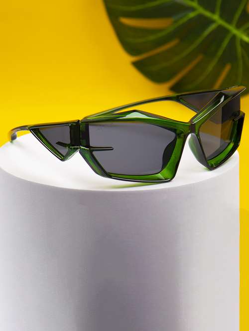 ted smith full rim wrap-around shape branded latest and stylish sunglasses|polycarbonate lens & 100 % uv protection|men & women - 21531163 -  Standard Image - 0