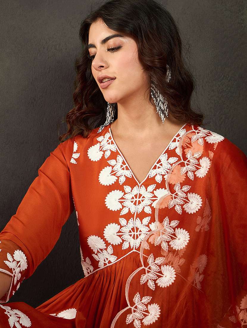 Women Kurta Pant Set With Dupatta 