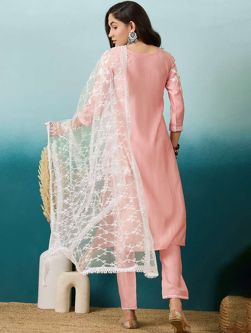 women kurta pant set with dupatta - 21531365 - Standard Image - 2