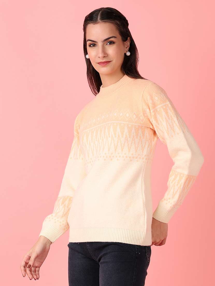 women sellf design long sleeve pullover - 21531425 -  Standard Image - 2