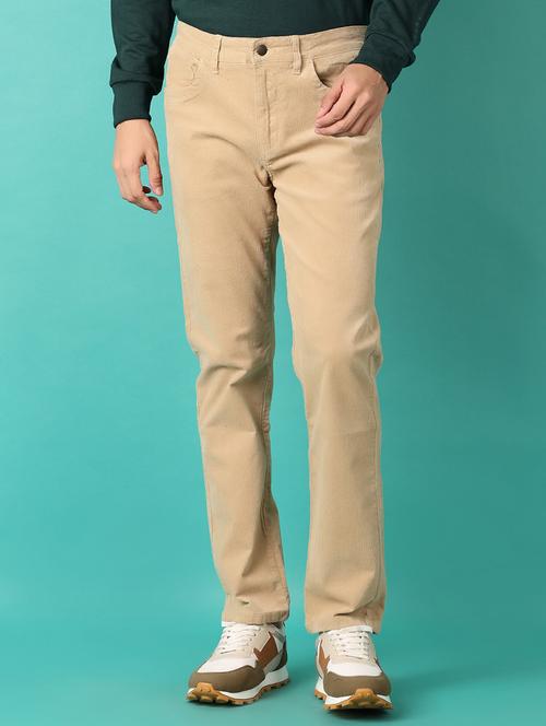 men mid rise solid corduroy - 21531481 -  Standard Image - 0
