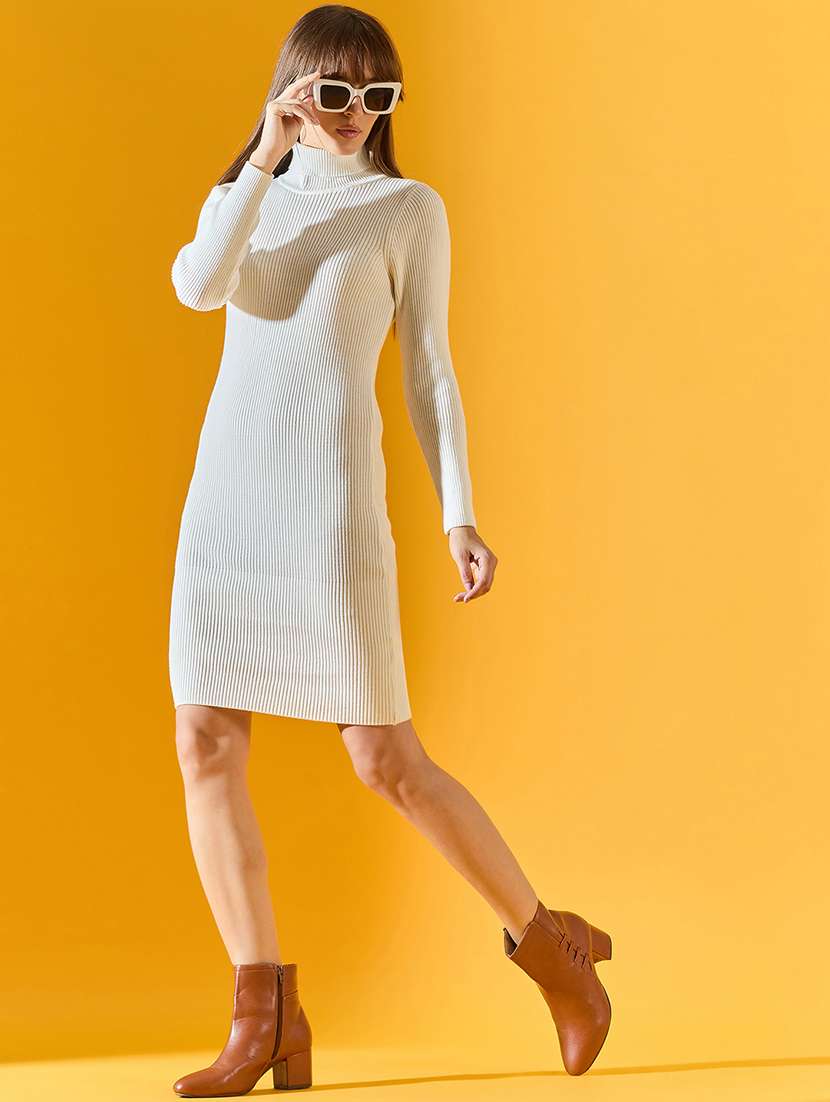 women knee length self-designed bodycon dress - 21531706 - Standard Image - 2