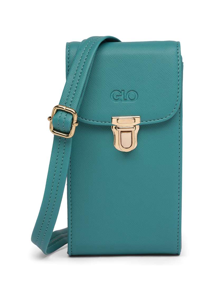 women green solid sling bag - 21531789 -  Zoom Image - 0