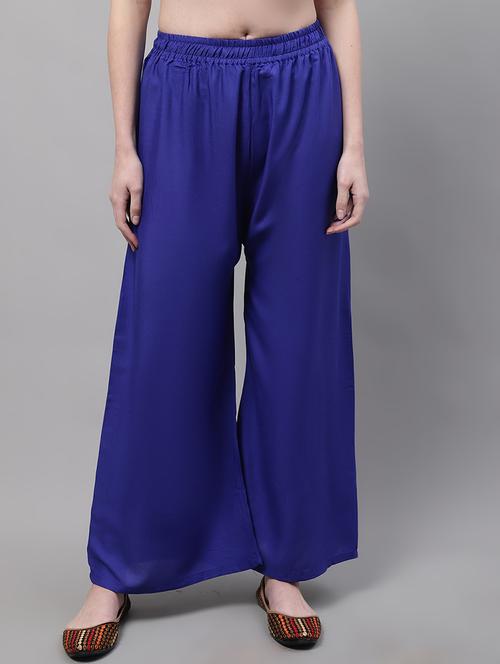 women full length solid palazzo - 21531849 -  Standard Image - 0