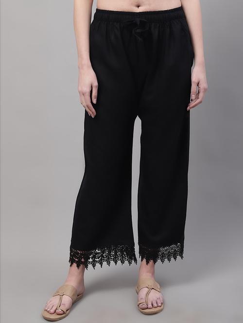 women full length solid palazzo - 21531858 -  Standard Image - 0