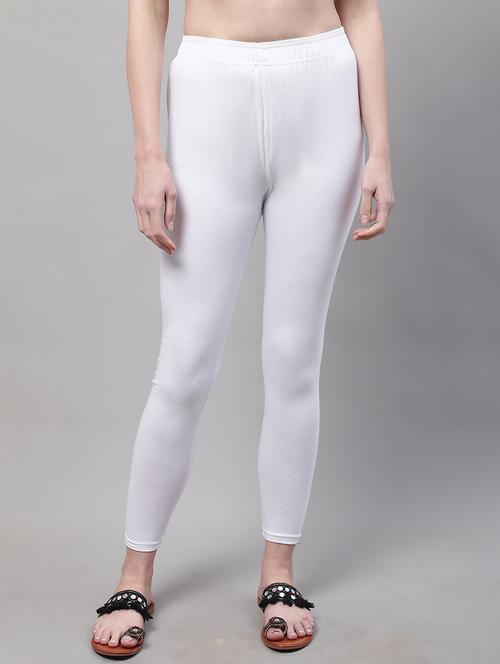 women solid ankle length leggings - 21531859 - Standard Image - 0