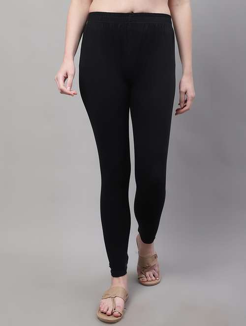 women solid ankle length leggings - 21531860 -  Standard Image - 0
