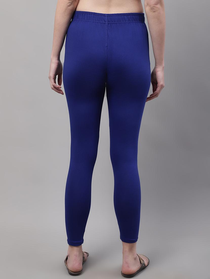 women solid ankle length leggings - 21531862 - Standard Image - 2