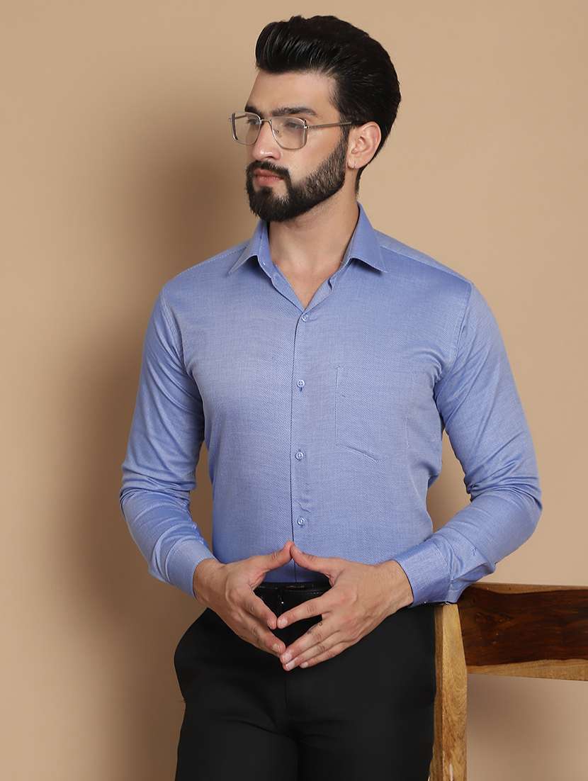 men self design long sleeves formal shirt - 21531984 -  Standard Image - 2