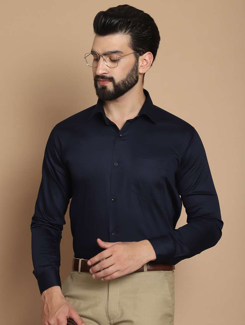 men solid formal shirt - 21531985 -  Standard Image - 2