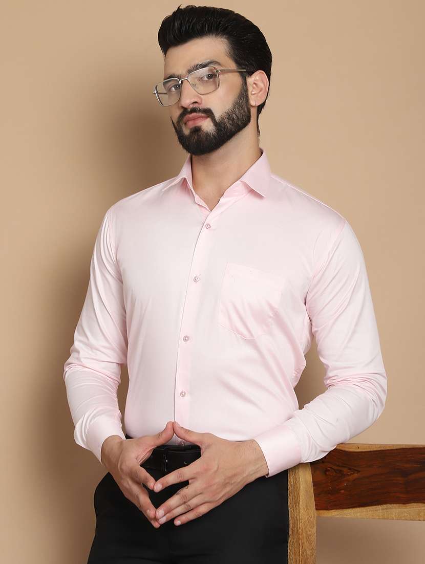 men solid formal shirt - 21531987 -  Standard Image - 2